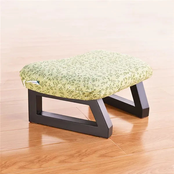 Meditation Bench & Cushion Set – Ergonomic Birch Wood with Removable Cover