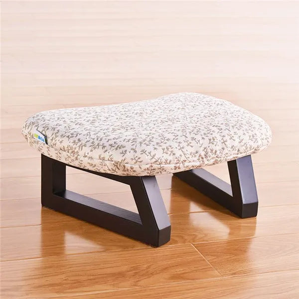 Meditation Bench & Cushion Set – Ergonomic Birch Wood with Removable Cover
