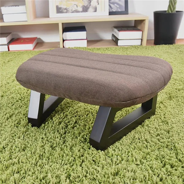 Meditation Bench & Cushion Set – Ergonomic Birch Wood with Removable Cover