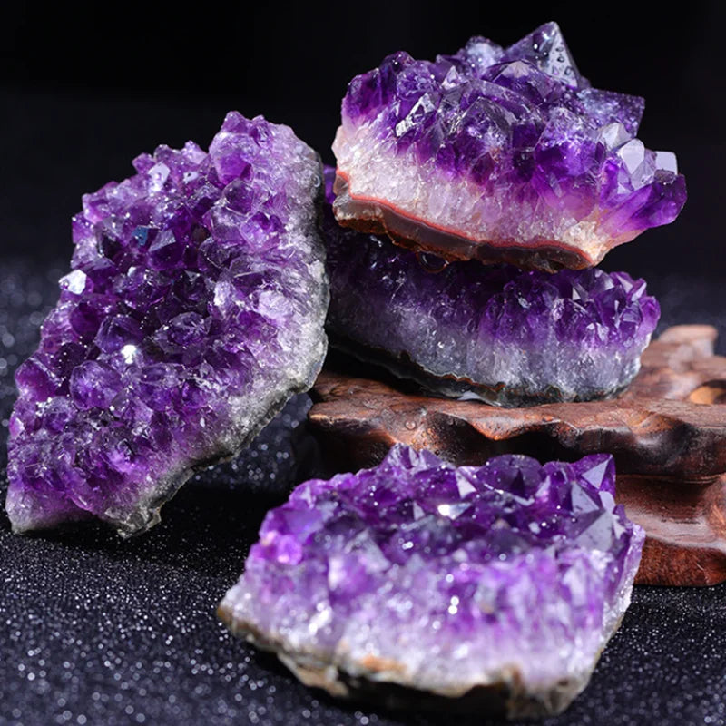 Natural Amethyst Crystal Cluster – 50–60 g | Meditation, Healing & Home Altar Stone