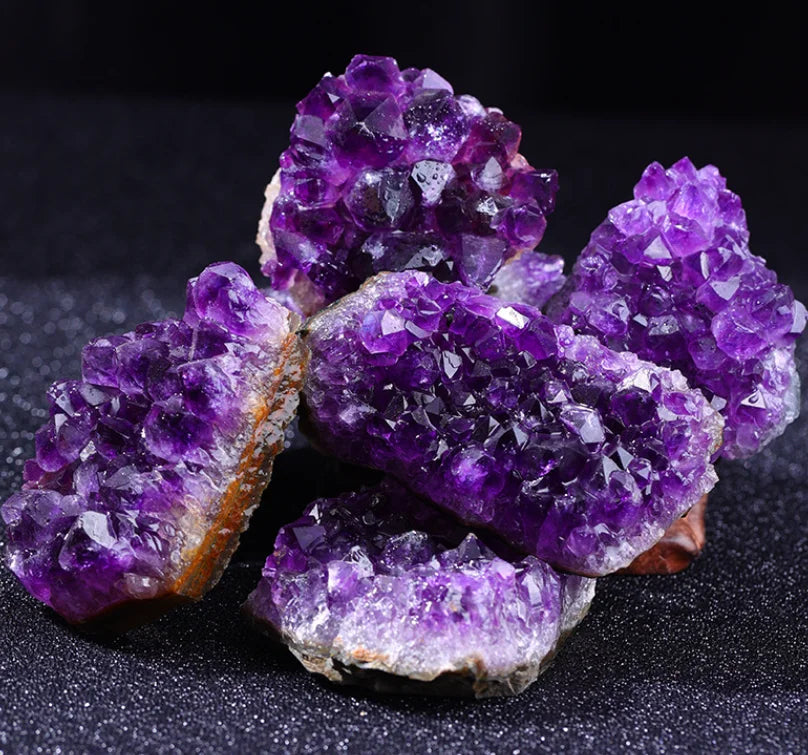 Natural Amethyst Crystal Cluster – 50–60 g | Meditation, Healing & Home Altar Stone