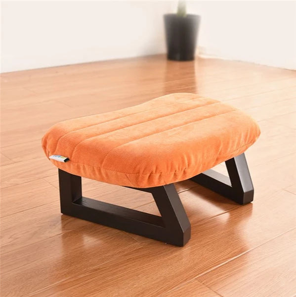 Meditation Bench & Cushion Set – Ergonomic Birch Wood with Removable Cover