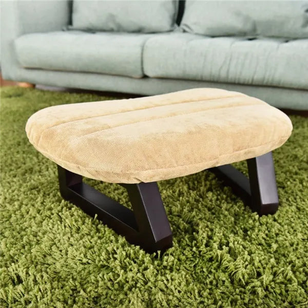 Meditation Bench & Cushion Set – Ergonomic Birch Wood with Removable Cover