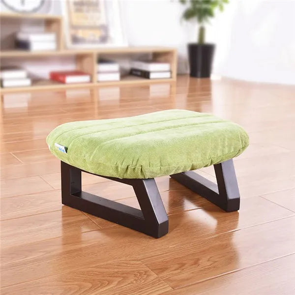 Meditation Bench & Cushion Set – Ergonomic Birch Wood with Removable Cover