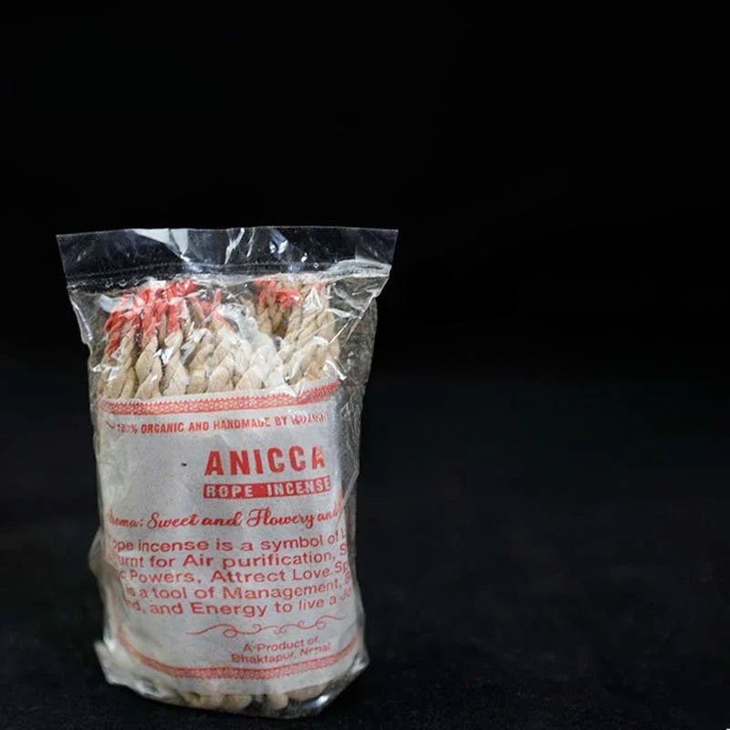 Natural Nepalese Handmade Rope Incense – Sandalwood, Grass, Frankincense & More