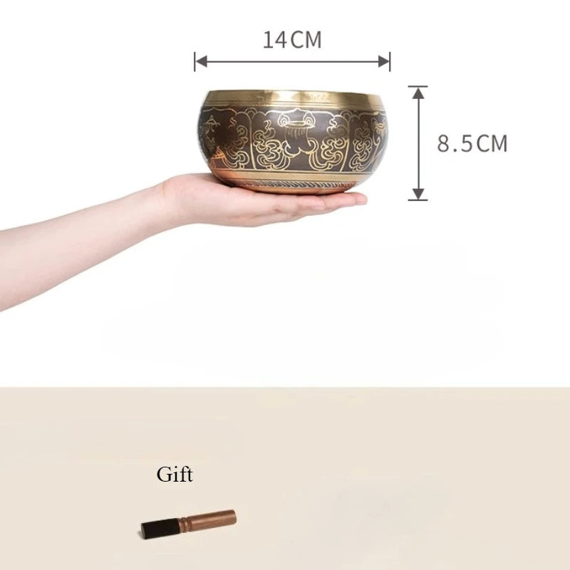 Meditation Singing Bowl – Nepal Handmade Buddhist Sound Bowl