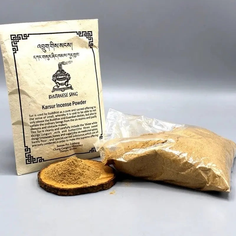 200 Grams of Bhutanese Natural Tibetan Incense Tibetan Medicine Powder DIY Incense for Air Purification Household Indoor Use