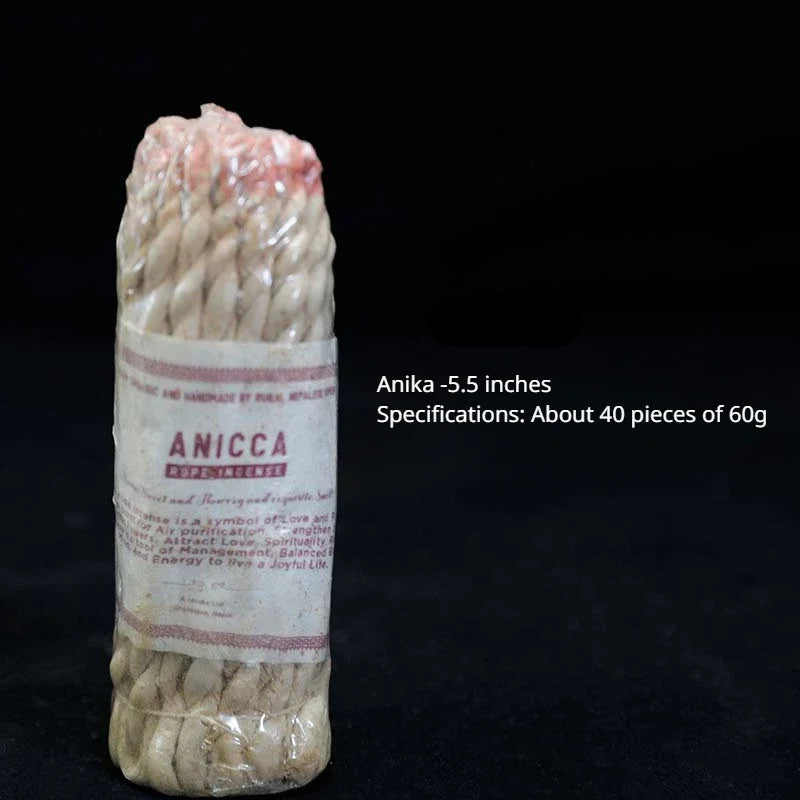 Natural Nepalese Handmade Rope Incense – Sandalwood, Grass, Frankincense & More