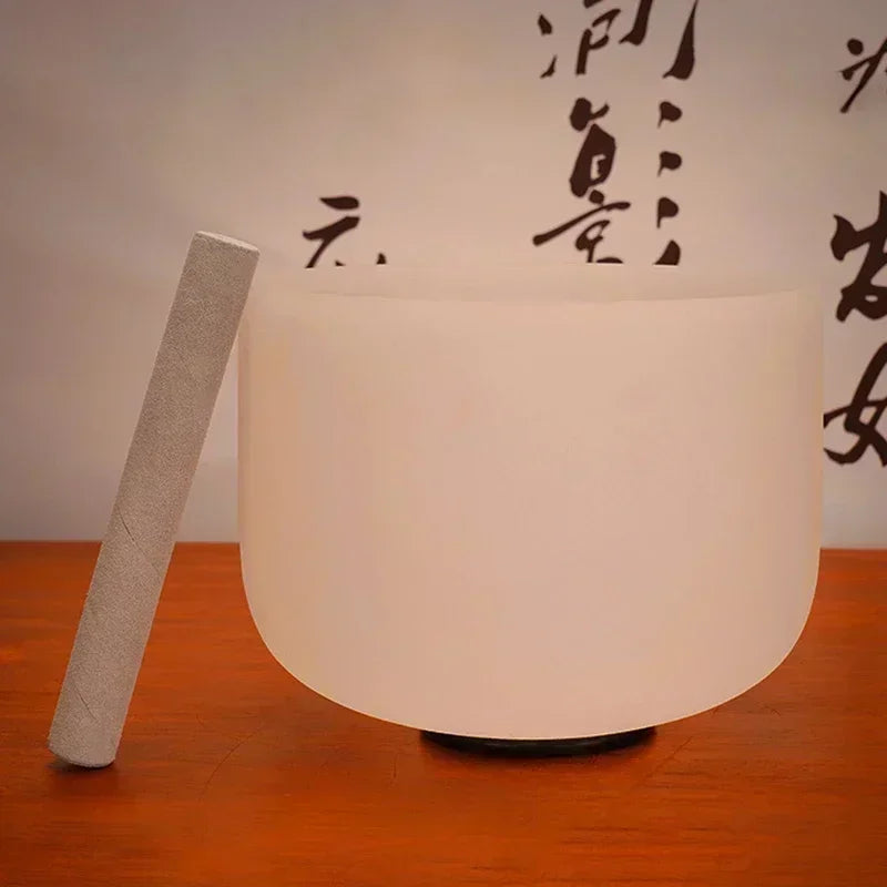 8-Inch 432 Hz Crystal Singing Bowl – Chakra-Tuned Quartz Sound Instrument