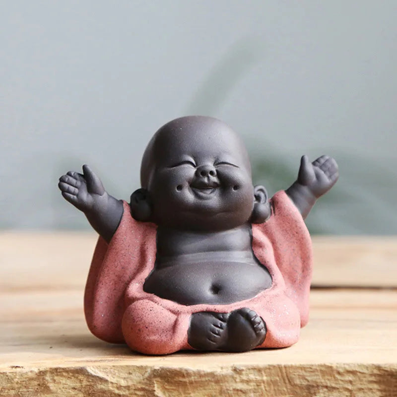 Handmade Small Monk Buddha Figurines