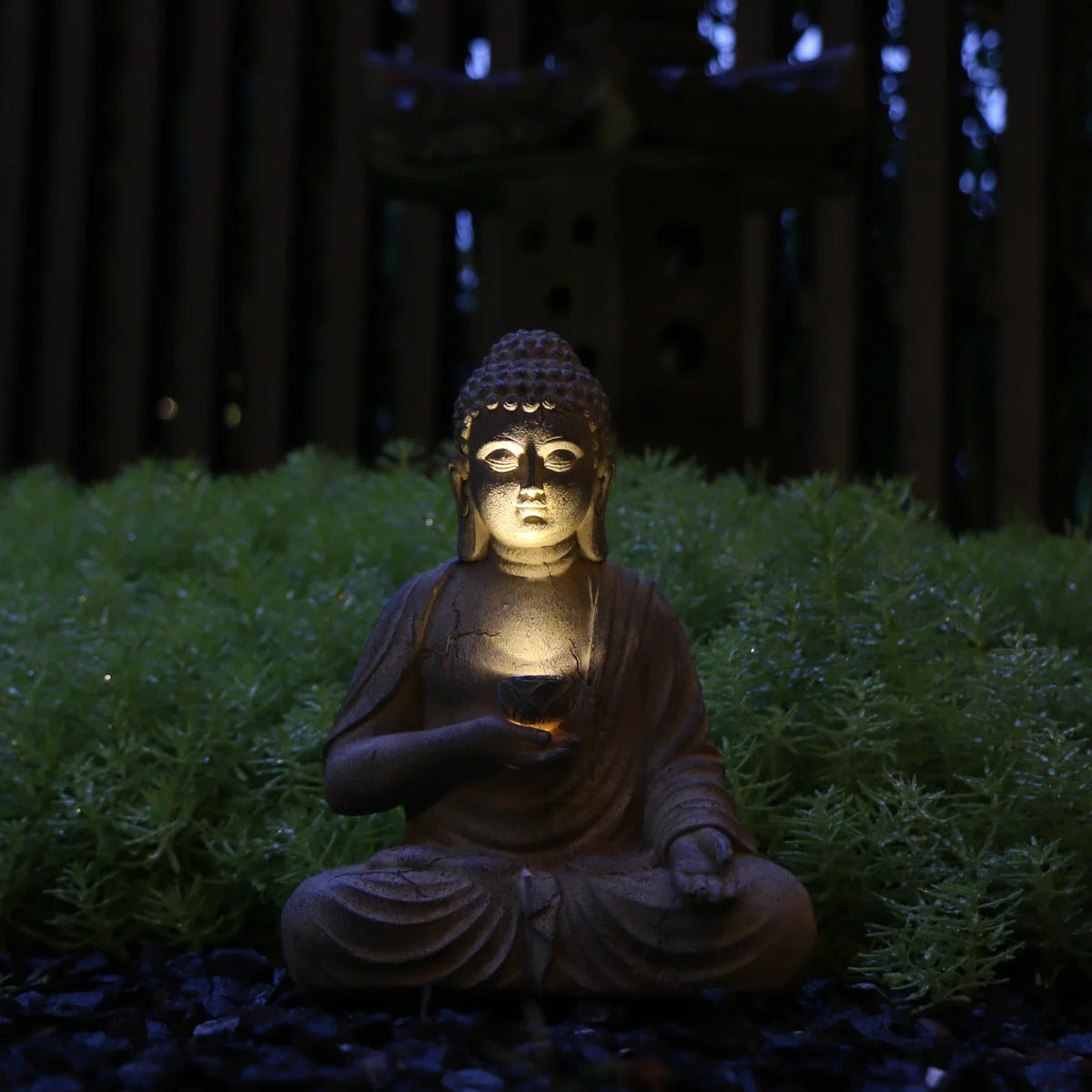 Resin Buddha Statue – Meditative Zen Décor for Home & Garden
