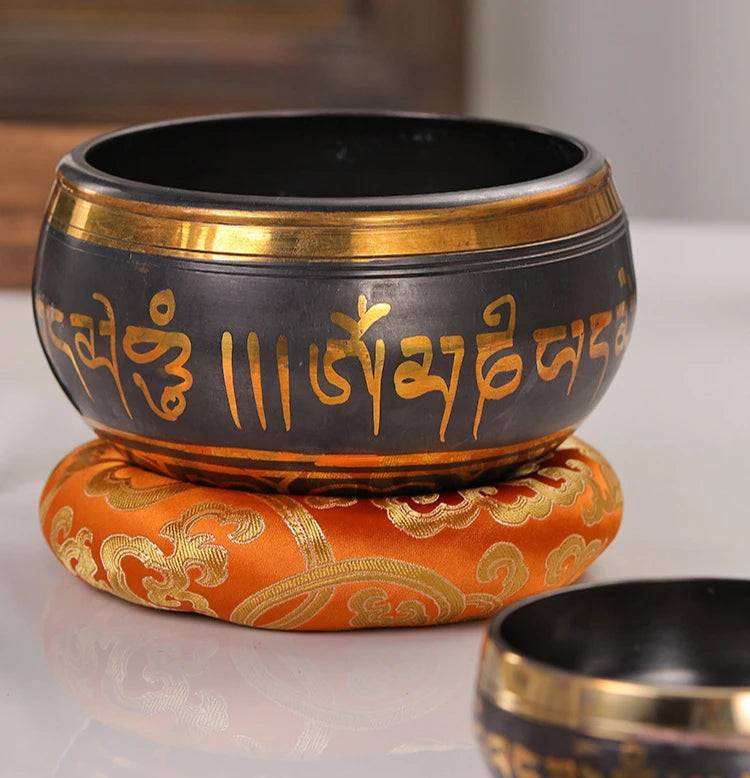 Handmade Tibetan Singing Bowl – Rattling Copper Meditation Sound Bowl