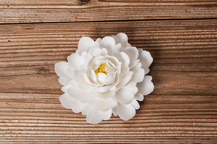 Ceramic White Lotus Incense Burner – Elegant Home & Meditation Décor