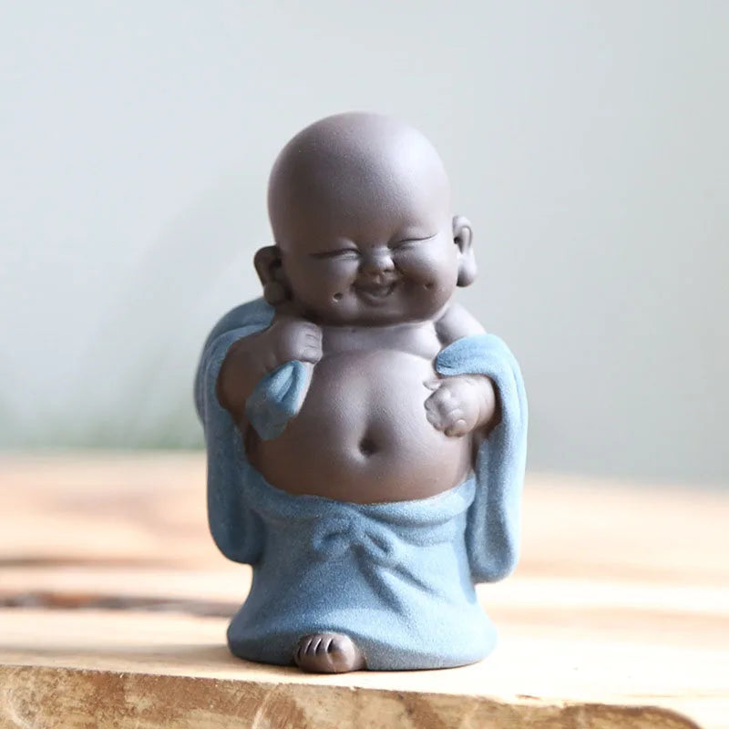 Handmade Small Monk Buddha Figurines