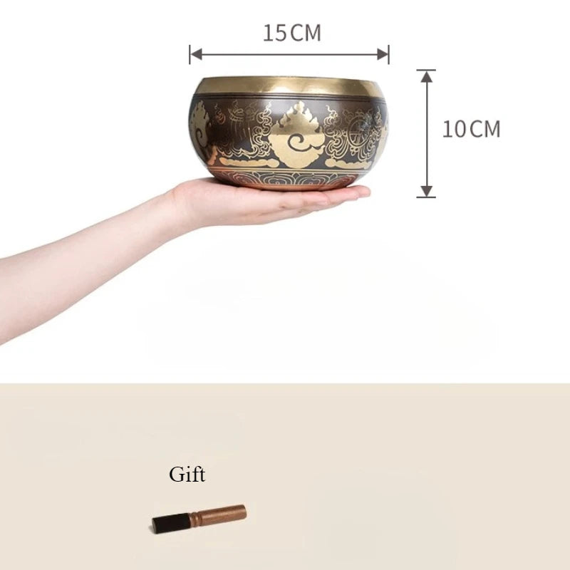 Meditation Singing Bowl – Nepal Handmade Buddhist Sound Bowl