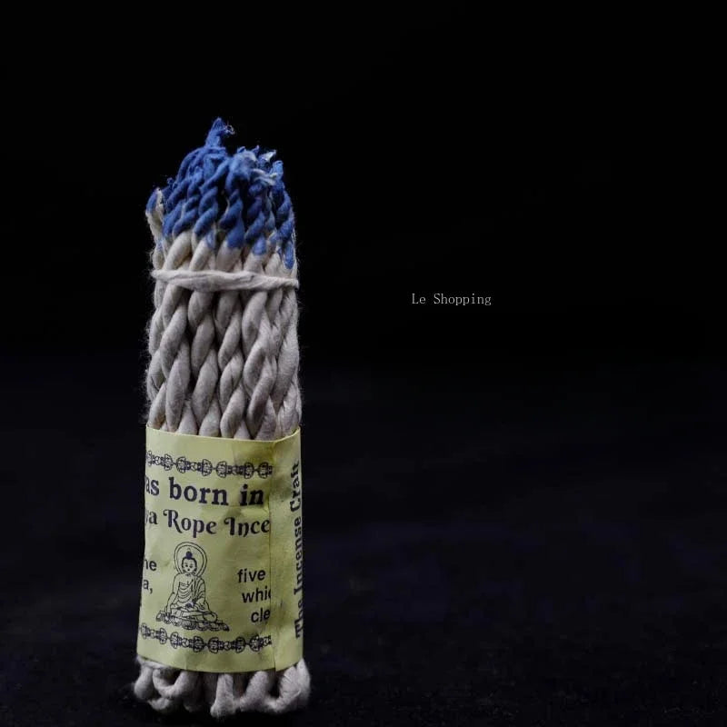 Natural Nepalese Handmade Rope Incense – Sandalwood, Grass, Frankincense & More