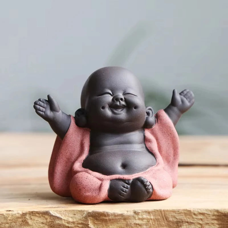 Handmade Small Monk Buddha Figurines
