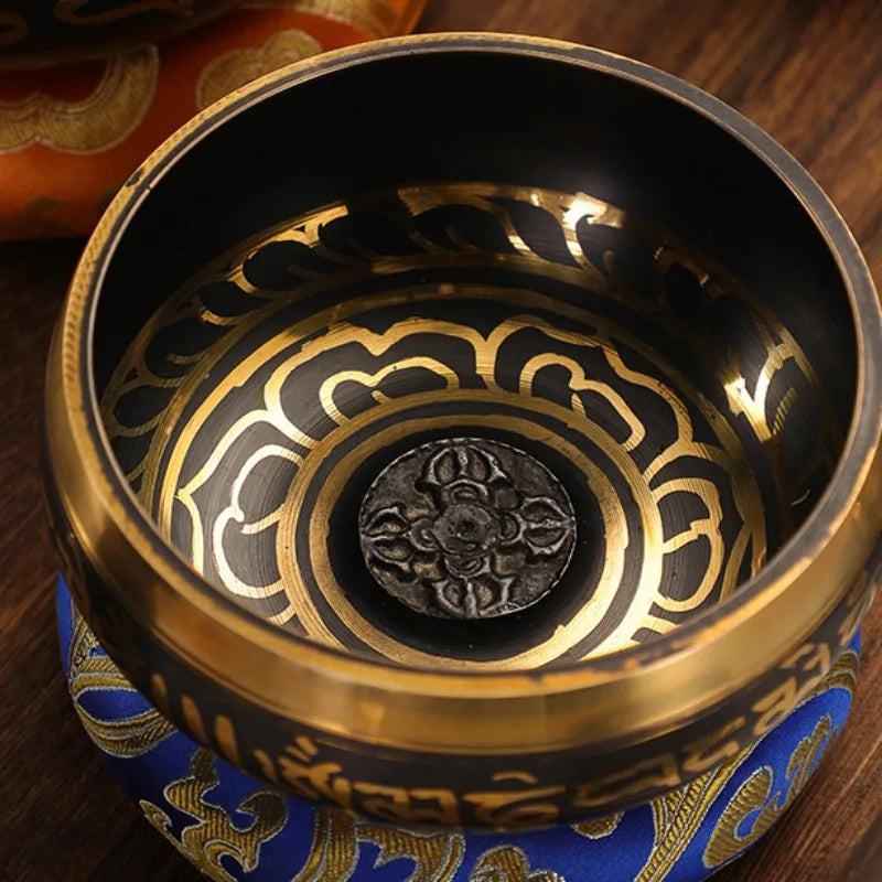 Handmade Tibetan Singing Bowl – Rattling Copper Meditation Sound Bowl