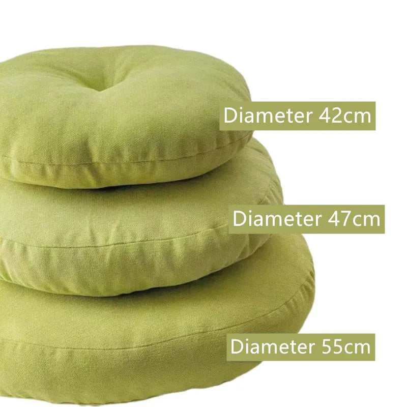 Oversized Round Meditation Floor Pillow – Tatami Style Seat Cushion for Yoga & Relaxation