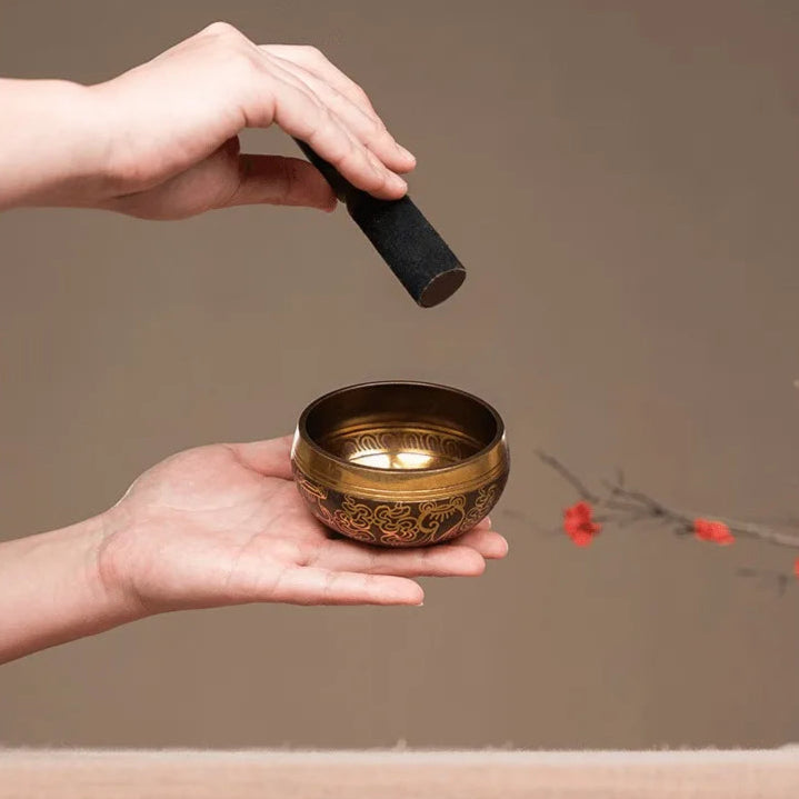 Meditation Singing Bowl – Nepal Handmade Buddhist Sound Bowl