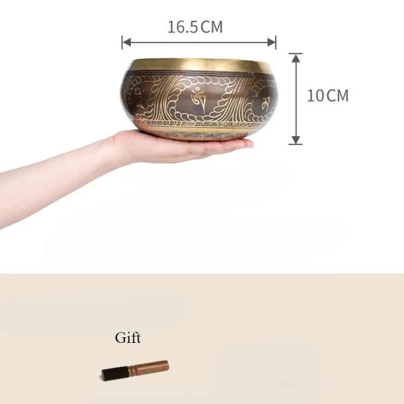 Meditation Singing Bowl – Nepal Handmade Buddhist Sound Bowl