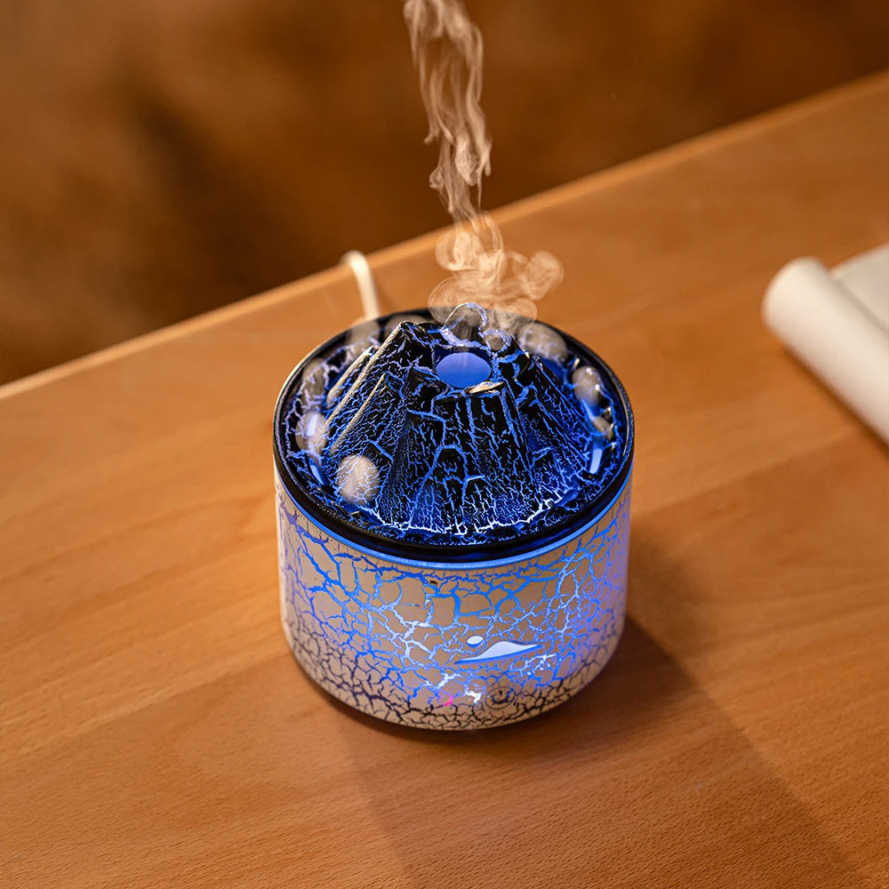 Volcanic Lava Aromatherapy Machine – Simulated Flame Humidifier & Zen Mood Light