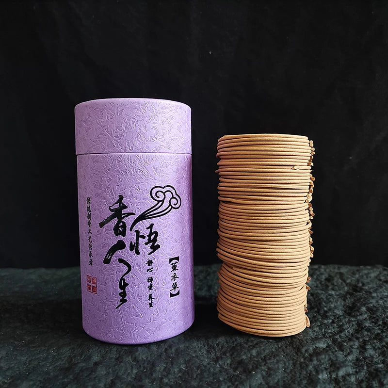 120 Coil Natural Incense – Meditation & Sleep Aid with Sandalwood, Lavender, Agarwood & More