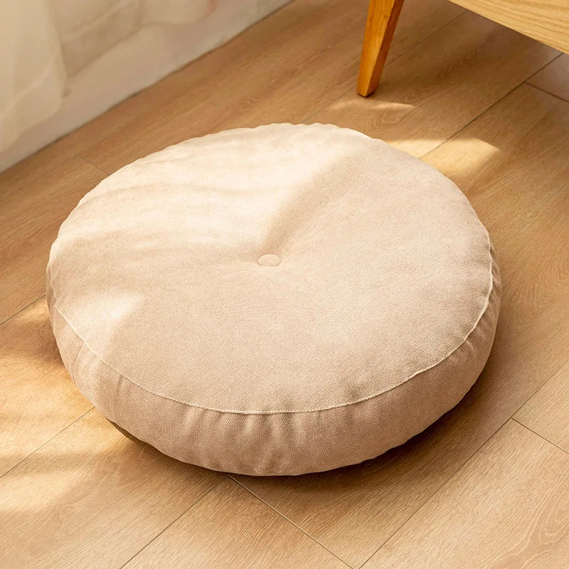 Oversized Round Meditation Floor Pillow – Tatami Style Seat Cushion for Yoga & Relaxation