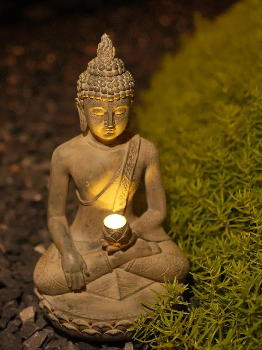 Resin Buddha Statue – Meditative Zen Décor for Home & Garden