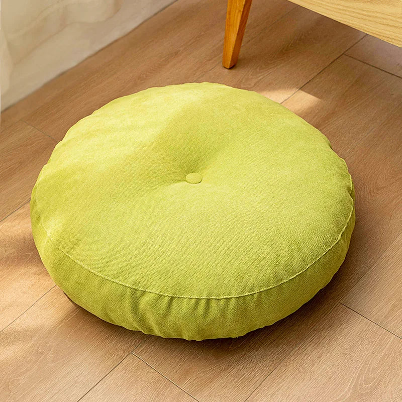Oversized Round Meditation Floor Pillow – Tatami Style Seat Cushion for Yoga & Relaxation