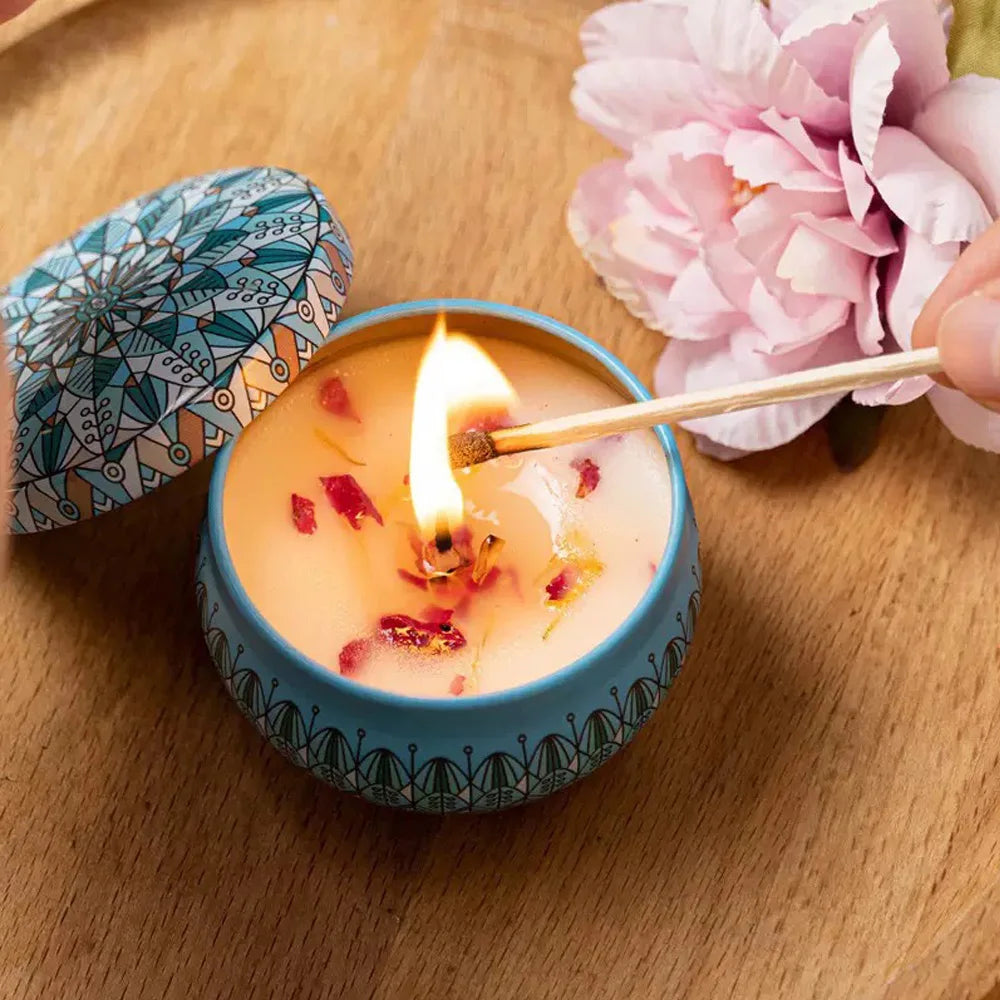 Dried Smokeless Aromatherapy Candles – Meditation & Yoga Relaxation