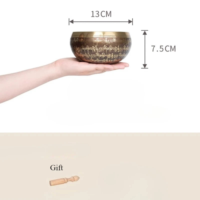 Meditation Singing Bowl – Nepal Handmade Buddhist Sound Bowl
