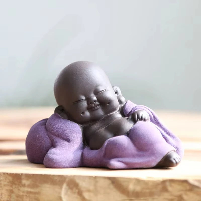 Handmade Small Monk Buddha Figurines