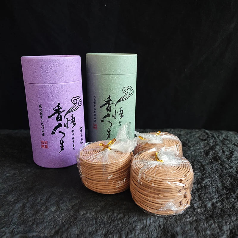 120 Coil Natural Incense – Meditation & Sleep Aid with Sandalwood, Lavender, Agarwood & More