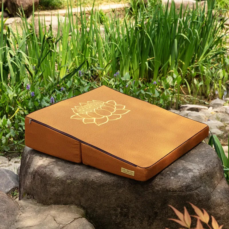 Handcrafted Portable Zabuton Meditation Cushion – Foldable Zen Floor Pad