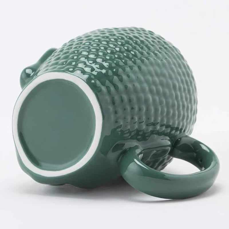Buddha Head Mug - Ceramic Tea Cup | Mindful Meditation Coffee Mug | Spiritual Gift for Yogis, 500ML