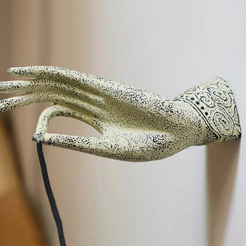 Lotus Buddha Hand Wall Lamp – Zen Inspired Decorative Lighting (Right or Left Hand)