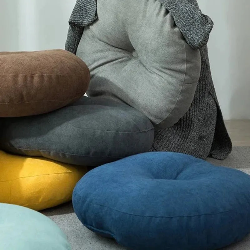 Oversized Round Meditation Floor Pillow – Tatami Style Seat Cushion for Yoga & Relaxation