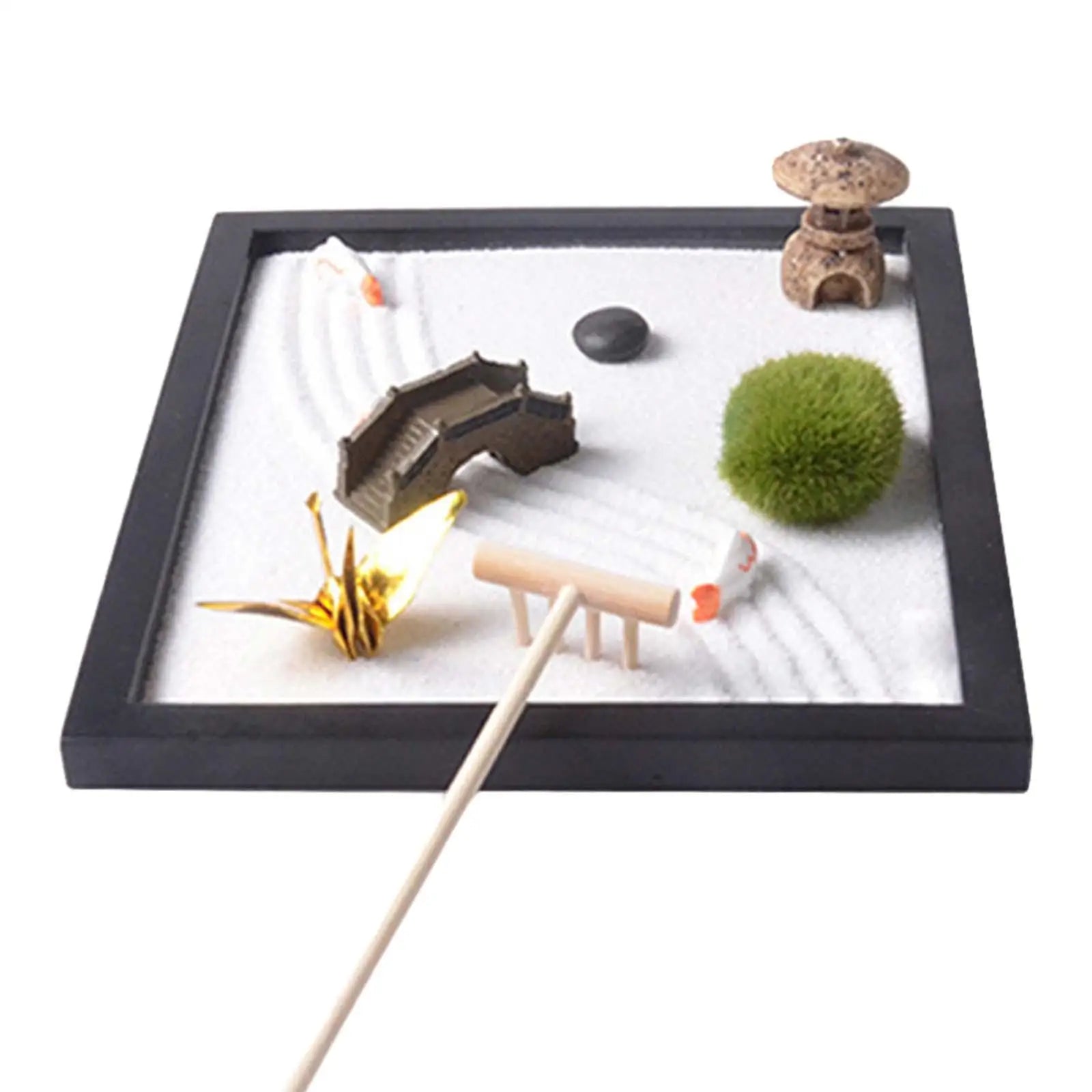 Mini Tabletop Zen Garden – Japanese Sand Garden