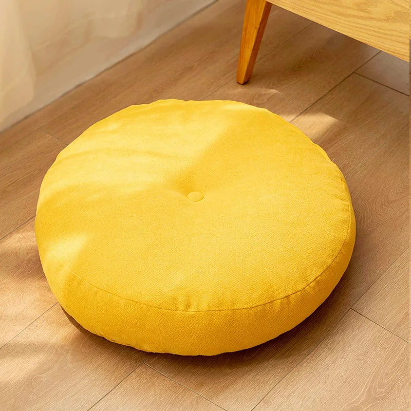 Oversized Round Meditation Floor Pillow – Tatami Style Seat Cushion for Yoga & Relaxation