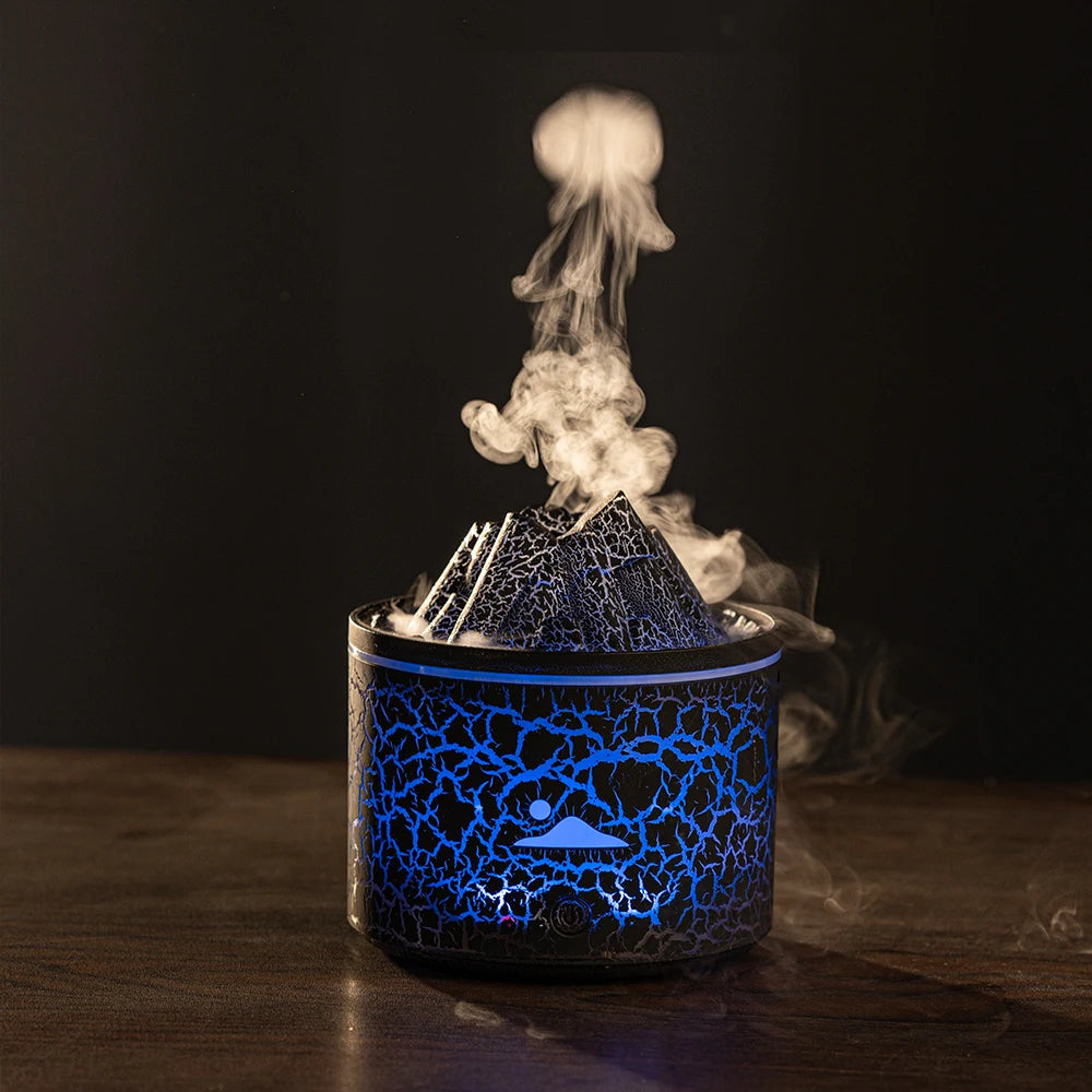 Volcanic Lava Aromatherapy Machine – Simulated Flame Humidifier & Zen Mood Light