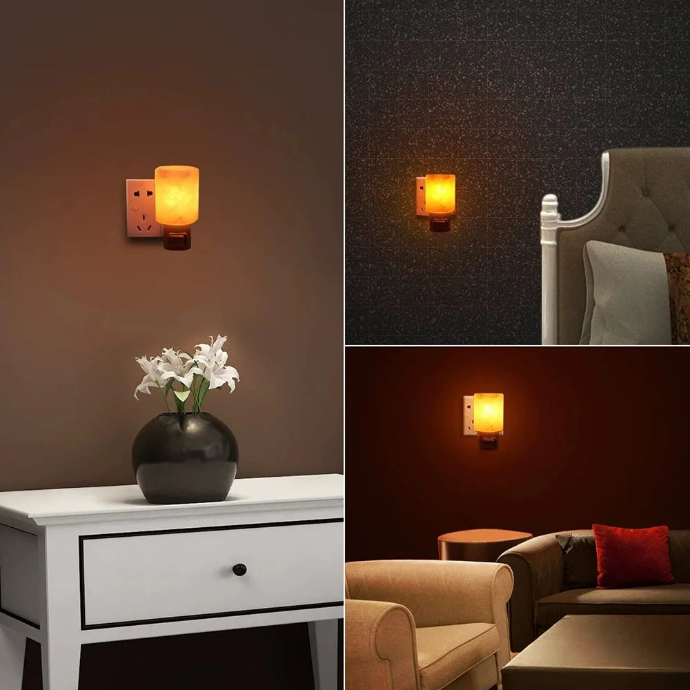 Himalayan Warm White Salt Lamp Night Light