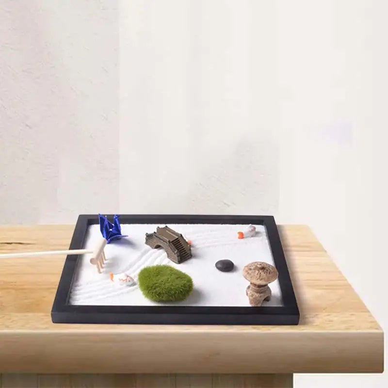 Mini Tabletop Zen Garden – Japanese Sand Garden