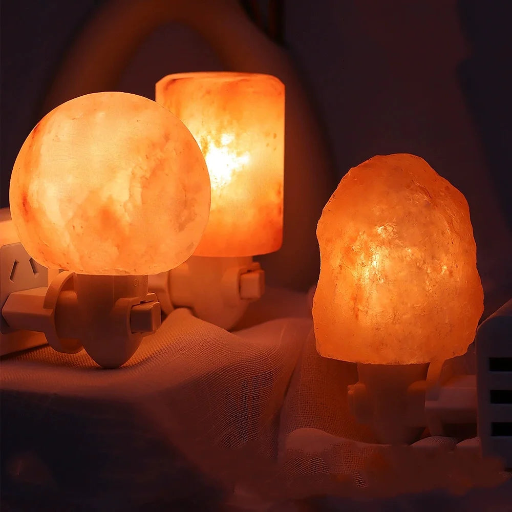 Himalayan Warm White Salt Lamp Night Light