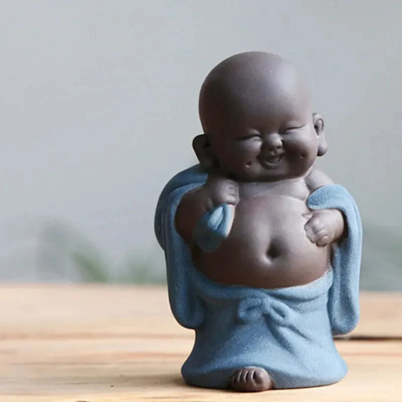 Handmade Small Monk Buddha Figurines