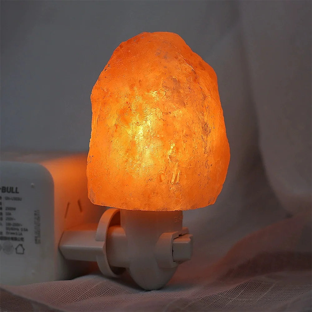 Himalayan Warm White Salt Lamp Night Light