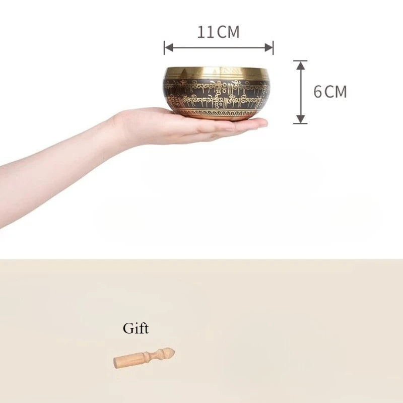 Meditation Singing Bowl – Nepal Handmade Buddhist Sound Bowl