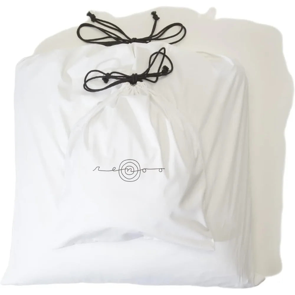 Organic Meditation Cushion Set – Zafu & Zabuton in Natural Vanilla