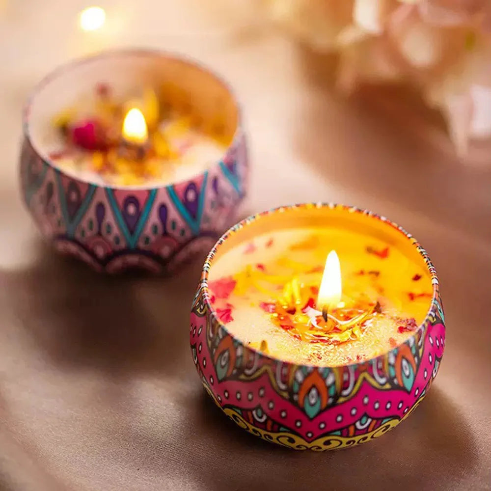 Dried Smokeless Aromatherapy Candles – Meditation & Yoga Relaxation