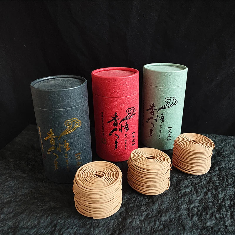 120 Coil Natural Incense – Meditation & Sleep Aid with Sandalwood, Lavender, Agarwood & More